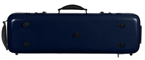 Geigenkoffer Fiberglass Safe Oblong 4/4 marineblau M-Case + Musiktasche