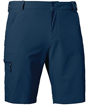 Schöffel Herren Shorts Folkstone, vielseitige kurze Wanderhose mit verstellbarem Bund, Outdoor Hose mit praktischen Taschen, dress blues, 46