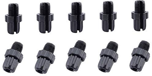 POFET 10Pcs M10 Bremshebel Einstellschrauben Aluminiumlegierung Bolzen Bremsenzubehör Bremsgriff Hebel Einsteller Fahrräder Kabelversteller Bolzen Fahrräder Bremsenteile