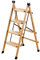 Wood Step Ladder 2/3/4 Step Lightweight Plant Stands Indoor Folding Step Stool Multi Purpose Step Ladders for Indoor Kitchen Library Steps