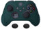 eXtremeRate PlayVital Hülle für Xbox Series S/X,Case Anti-Rutsche Schutzhülle Griffe Skin aus Gummi,2 Stück Schwarze Stick Aufsätze für Xbox Series S/X Controller(Samurai Edition,Renn-Grün)