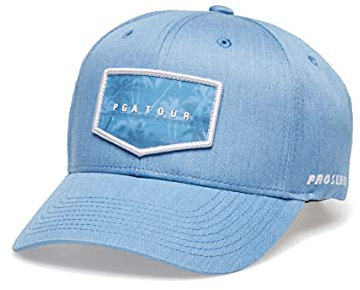 PGA TOUR Herren Crosshatch Cap, Allure Heather, Einheitsgröße