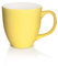 Mahlwerck Jumbotasse, Große Porzellan Kaffeetasse mit matter Oberfläche, Cool-Yellow Soft, gelb, 400ml