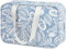 Narwey Trousse de Toilette Voyage Grande Trousse Maquillage Organisateur Accessoires Sac de Toilette Trousse Toilette Hommes Femmes (Feuille Bleue)