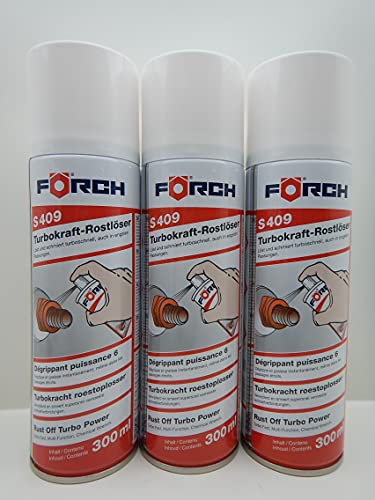 Förch S409 TURBOKRAFT ROSTLÖSER Schrauben LÖSEN ROST KRIECHÖL 300ml (3)
