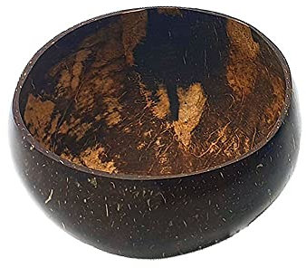 VIE Grand bol en noix de coco Gourmet - 13-15 cm de diamètre - Multicolore - Taille unique