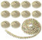 3600 clavos de techo de bobina, 0.1 x 0.75 pulgadas, bobina de alambre de 15 grados electrogalvanizados de acero inoxidable con vástago de anillo liso