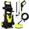 Powerful Pressure Washer 1800W 135Bar, Car Pressure Washer with Adjustable Spray Nozzle, High Power Washers for patio car Garden Yard Fences Driveways