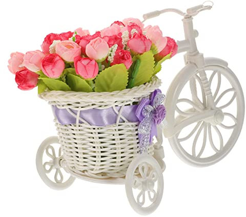 Warmhm 1stück Fahrrad Blumenständer Kunstpflanzen Halter Für Dekoration Im Innenraum Design Für Blumen Und Pflanzen Vielseitig Einsetzbar Als Blumenregal Und Deko-objekt
