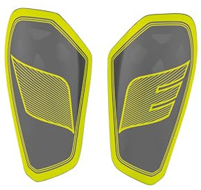 Erima Unisex-Erwachsene Flex Guard Schienbeinschoner (7212402), lime/schwarz, M