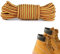 EOUIAV 1 Paia Lacci Rotondi per Scarponi, Stringhe Robuste e Resistenti ，Lacci per Scarpe Piatti Rotondi Laccio Resistente per Sneaker e Stivali, Diametro 4mm Lunghezze 150cm