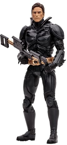 DC Multiverse 17.8 cm Batman Action Figure (The Dark Knight) with Skydiving Gear - Highly Detailed Collectible for Fans and Collectors