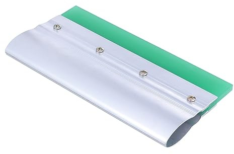 HOODANCOS Rubber Squeegee Aluminum Handle Silk Screen Printing Tool for Crafts and Wear Scraper for Textiles and Graphic Applications Random