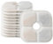 PewinGo Filtres de Fontaine à Eau pour Chat, Compatibles Ovec Fontaine de 2,5 L, 12 Filtres de Rechange pour Fontaine à Chat, Triple Système de Filtration