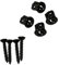 FIGEVIDA Kit 4 viti + prese pannello frontale Forno, fornello 50293036005 adatto per ARTHUR MARTIN ELECTROLUX