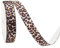 FDHBDF 1 Rolle Leopard gedruckt Gurtband,Geschenkpapier, Geschenkband, dekorative Schleife Band, DIY Verpackungsmaterial (4.5m)