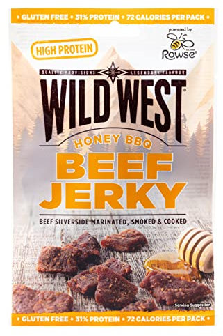 Wild West Honey BBQ Beef Jerky, 25 g