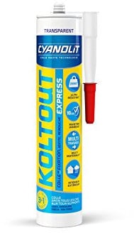 CYANOLIT 33300101 Transparent Express Cart Colle de fixation, Transparent, 290 ml