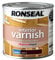 Ronseal RSLIVSWN250 250ml Quick Dry Satin Interior Varnish - Walnut