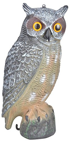 Esschert Design Vogelschreck Eule, 18,7x19,1x40,8 cm