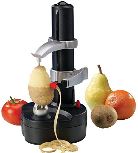 Pelador eléctrico de frutas y verduras de acero inoxidable, cortador de patatas, pelador automático