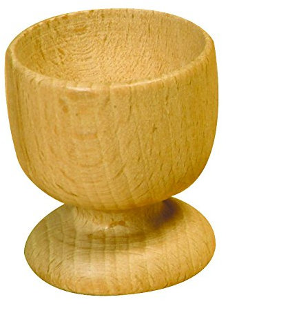 Coquetier en bois à décorer, peindre, personnaliser, HT 50mm, Ø 43mm