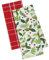 DII Christmas Holiday Dish Towels (Set of 2), Boughs of Holly, 18 x 28