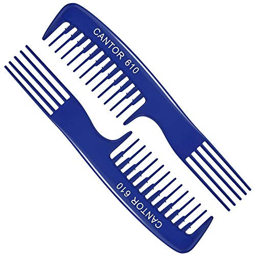 Lift Teasing Wide Tooth Comb – 2 Pack Chemical and Heat Resistant Detangler Comb – Anti Static Comb For All Hair Types – Durable and Lightweight - By Cantor