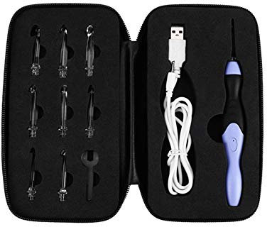 Häkelnadel LED Leuchten Häkelnadeln Set, USB wiederaufladbar Häkelnadel Set mit 9 Austauschbare Köpfe 2,50~6,5mm für DIY Anfänger