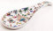 Oriental Garden - Cuchara de cerámica (26,7 cm, 27 cm, porcelana, diseño de mariposas y flores, decorada a mano, tamaño grande)