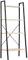 HOMCOM Ladder Shelf, Bookshelf, 4-Tier Industrial Storage Rack for Living Room, Bedroom, Kitchen, Oak and Black