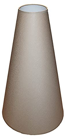 Abat-jour 300 x 105 x 500 mm diamètre inférieur x diamètre supérieur x hauteur | cône | coton beige couleur | pour douille E27 (grand) | abat-jour 30 x 10,5 x 50 cm | abat-jour 30 cm