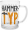 GRUSS & CO Bierglas mit Spruch Hammertyp | Glas, 60 cl, Bierglas mit Motiv | Männergeschenk, Geschenk lustig | 47839