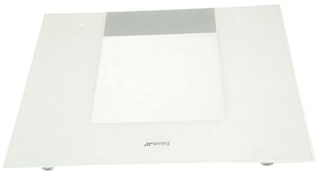 VITRE EXTERIEURE DE PORTE BLANCHE pour FOUR SMEG - 692532422