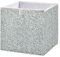 CHIFIGNO Silber Glitzer Glitzer Sparkle Aufbewahrungskorb Regal Körbe für Handtücher Decken Bücher Kleidung Würfel Aufbewahrungsbehälter für Wohnzimmer Schlafzimmer Büro, 27,9 cm