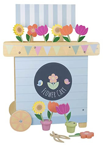 Orange Tree Toys- Carrito de Flores, Multicolor (OTT07183)