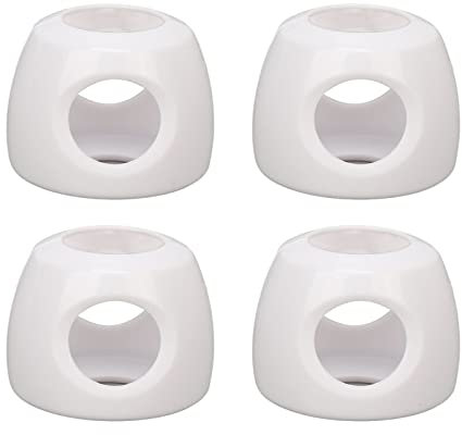 FILFEEL 4 Set Child Proof Door Knob Covers for Elder and Child, Baby Safety Locks for Doors, Anti Collision ABS Round Door Knob Safety Cover for Ball Door Handle