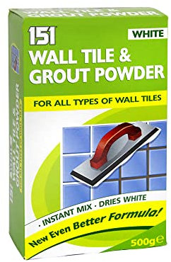 Wall Tile & Grout Instant Mix Powder For All Types Of Wall Tiles 500gm | Super White Wall and Tile Grout Powder (Pack of 1)