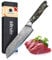 Home Safety Couteau Santoku 18cm,7 Inch 67 Couches Acier Damas Couteaux de Cuisine Chef Japonais, Couteaux Japonais avec Boîte Cadeau