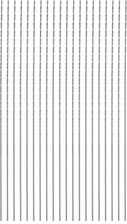 sourcing map 20pcs Extra Long Drill Bits, 0.7mm HSS Drill Bit with High Speed Steel Straight Shank 100mm Length for Metal Woodwork Plastic Aluminum Alloy