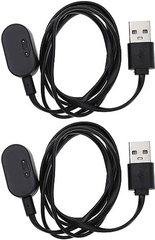 The Lord of the Tools 2 Stück Smart Watch USB-Ladekabel Ersatz Kompatibel mit Imoo Watch Phone Z6 USB-Kabel Ladegerät Smartwatch Zubehör 1 M