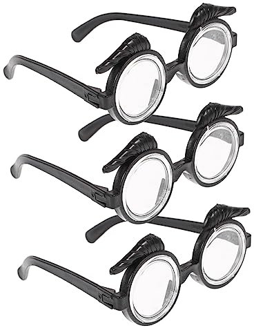 Gadpiparty 3st Schwarzes Brillengestell Waldo-kostüm Urlaubskostüm Brille -cosplay-brille Ney Wo Ist Waldo Kostüm Für Männer? Edna-mode-kostüm Kind Brillengestelle Abschlussball Plastik