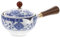 Kichvoe Chinese Ceramic Teapot 360 Rotation Tea Maker Porcelain Japanese Teapot with Side Handle Ceramic Single Pot Handheld Teapot for Loose Leaf Tea