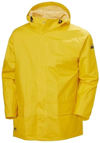 Helly Hansen Workwear Men's Mandal Waterproof Jacket, Light Yellow, M