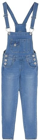 Salopette en Jeans pour Filles Costume en Denim Vêtements de Travail en Jeans Déchiré Casual pour Enfants Et Filles cod.7040, Code 7047, 8 ans