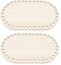 2 Stück Korbboden zum Häkeln Naturholzkorbboden, Kreis Blank Crochet Basket Holzbasis Selfmade Korbboden Rund Formen Crochet Basket für DIY Basket Craft Making Home Decoration (Oval 30 * 20cm)