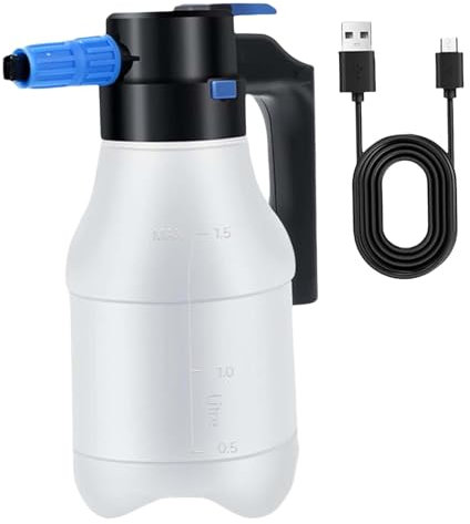 Generador De Espuma Para Lavado De Autos | Lavado De Autos Con Pulverizador De Espuma Automático | Cañón De Espuma Eléctrico | Cañón De Espuma Con Batería Recargable Para Lavar Vehículos, Pulverizador