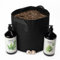 Green Home Pflanzsack, 18L Cannabis Erde + 2 Quelltöpfen + Cannabis Dünger Set – Cannabis Anbau Set für Hanf, Tomaten und Kräuter | Wiederverwendbar. Für Wachstum & Blüte optimiert