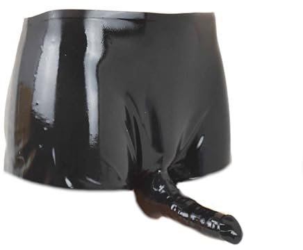 SpecialUnderwear Latex Pants mit Kondom 0,4 mm Hand Made Size:XS