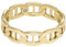 FOSSIL Damen-Edelstahlband Ringe, 7, Sandgold